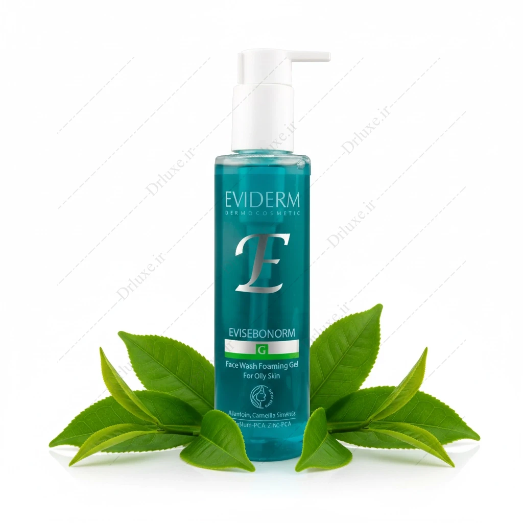 فوم ژل شستشوی صورت پوست چرب اویدرم 200 میلی‌لیتر